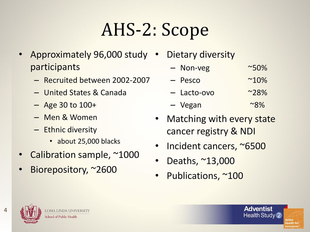 adventist health study powerpoint